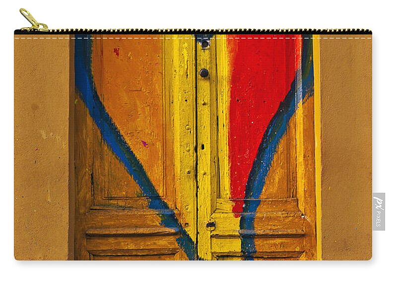Door Zip Pouch featuring the photograph Door With Heart by Joana Kruse