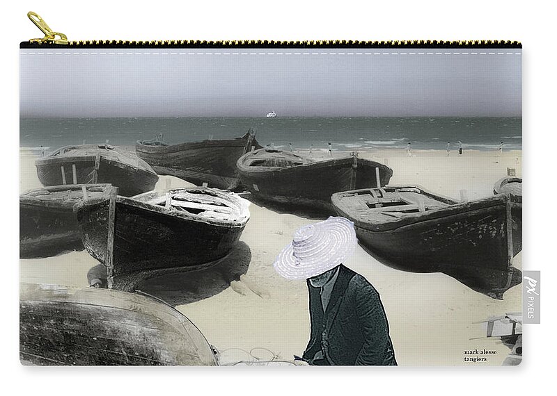 Morocco Zip Pouch featuring the photograph Doryman by Mark Alesse