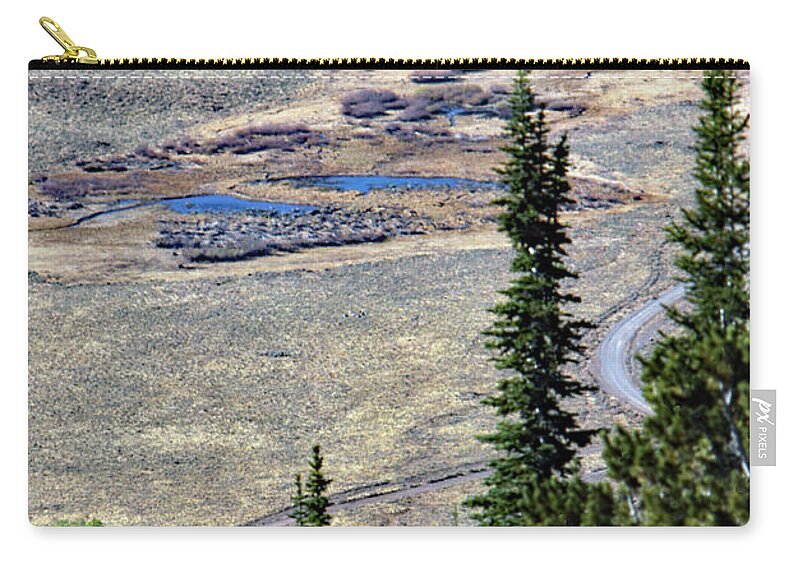 Landscapes Zip Pouch featuring the photograph Down in the Valley by John Schneider
