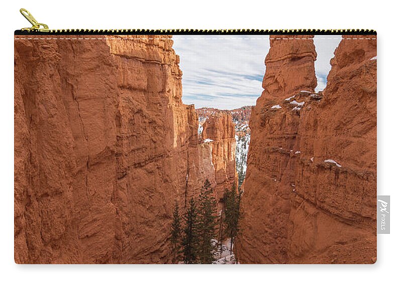 Bryce Canyon National Park Zip Pouch featuring the photograph Down Navajo Rim Trail by Greg Nyquist