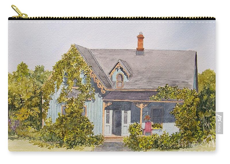 House Carry-all Pouch featuring the painting Down the road.... by Jackie Mueller-Jones
