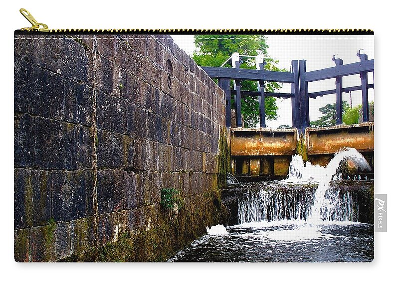 Down Zip Pouch featuring the photograph Down to a New Level by Kenlynn Schroeder