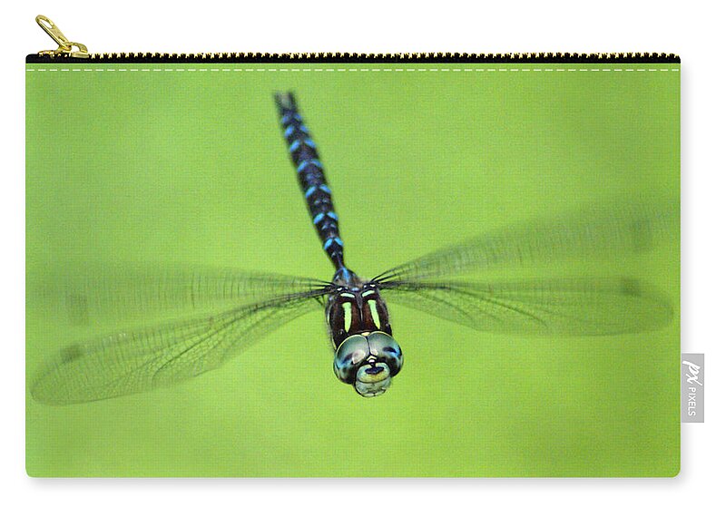 Dragonfly Zip Pouch featuring the photograph Dragonfly #1 by Ben Upham III