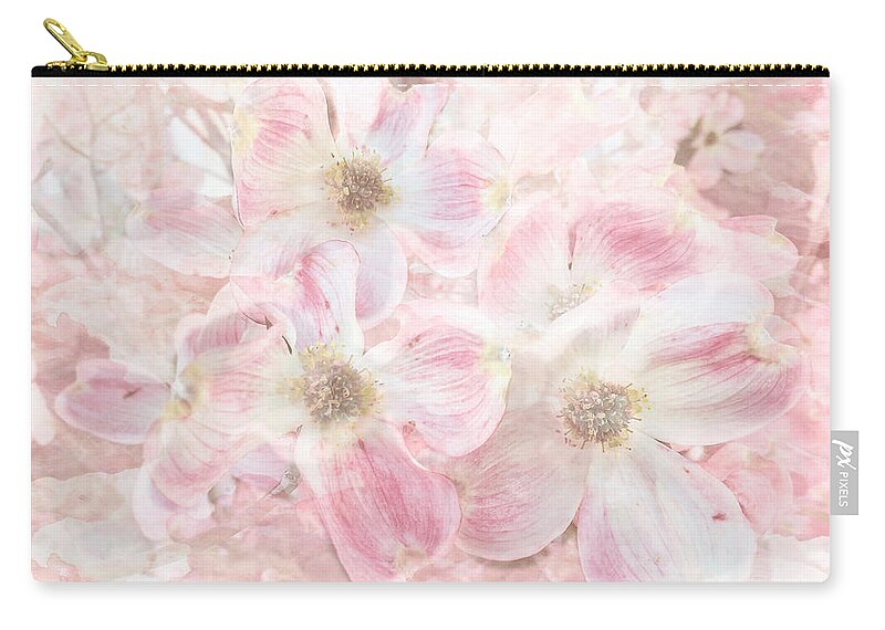 Dogwood Zip Pouch featuring the photograph Dreaming Pink by Arlene Carmel