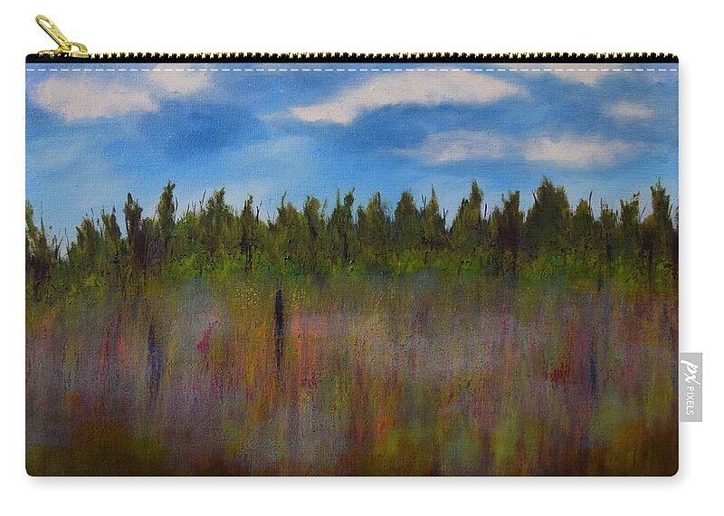  Zip Pouch featuring the painting Dreams by Barrie Stark