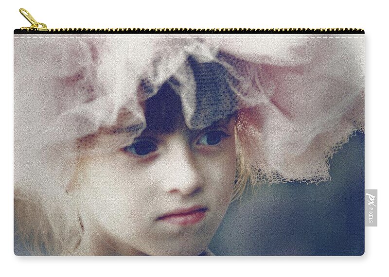 Dreams Zip Pouch featuring the photograph Dreams in Tulle 2 by Marna Edwards Flavell