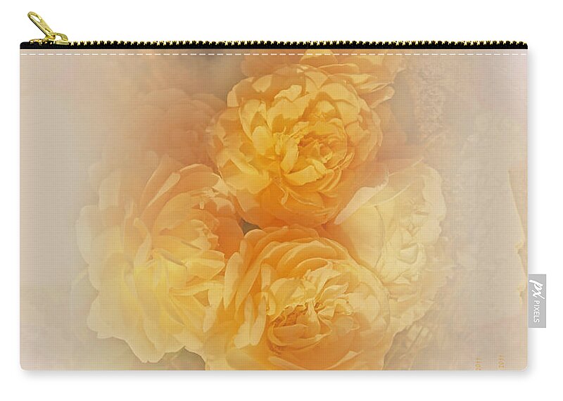 Flowers Zip Pouch featuring the photograph Dreamy Roses by Elaine Teague