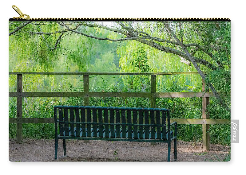 Dreamy View Zip Pouch featuring the photograph Dreamy View by Debra Martz