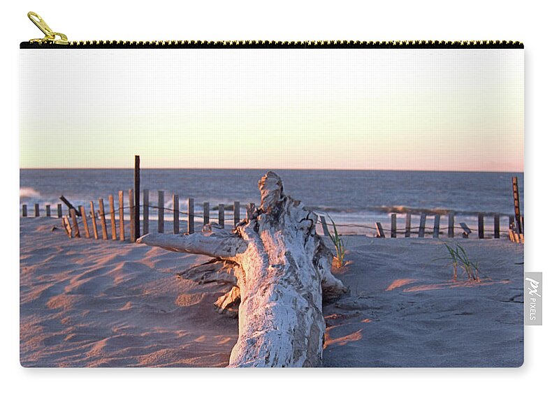 Seas Zip Pouch featuring the photograph Driftwood I I by Newwwman