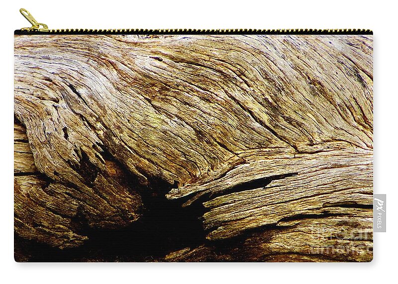 Driftwood Zip Pouch featuring the photograph Driftwood by Tim Townsend