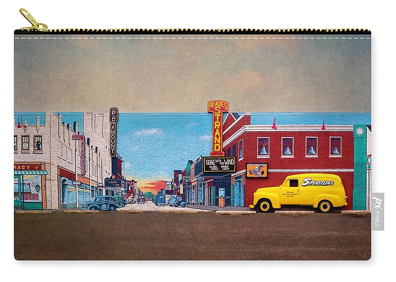 New Jersey Zip Pouch featuring the photograph Driving down the memory lane by Eduard Moldoveanu