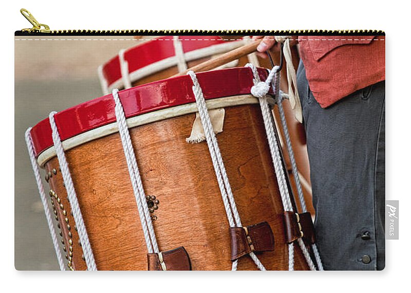 Music Carry-all Pouch featuring the photograph Drums Of The Revolution by Christopher Holmes