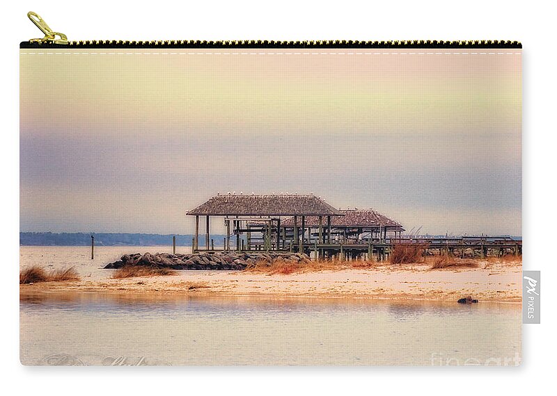 Photoshop Zip Pouch featuring the photograph Dry Dock by Melissa Messick