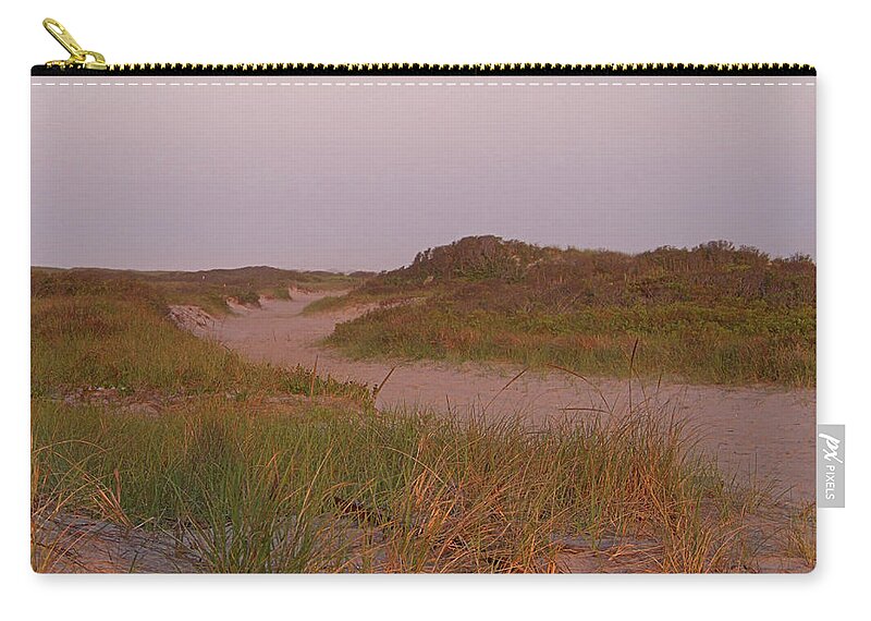 Dune Zip Pouch featuring the photograph Dune Road by Newwwman