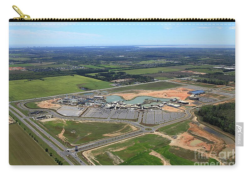  Zip Pouch featuring the photograph Dunn 7673 by Gulf Coast Aerials -