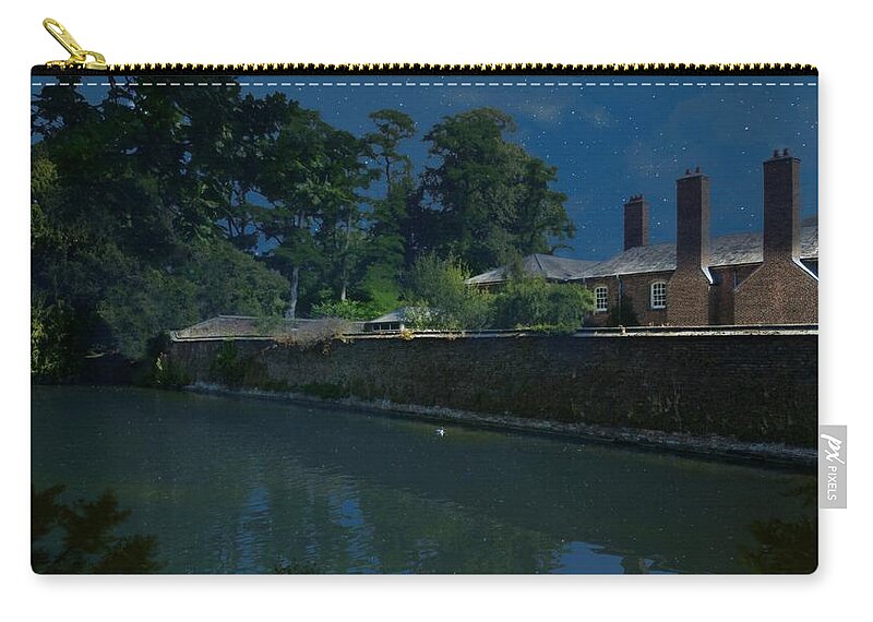 Dusk Zip Pouch featuring the photograph Dusk by Alison Frank