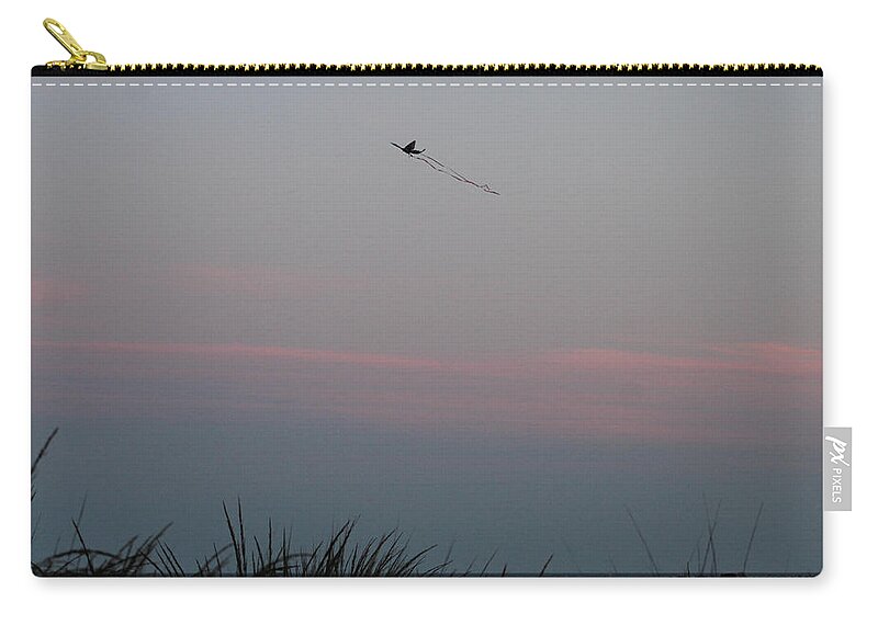 Sky Zip Pouch featuring the photograph Dusky Colors by Robert Banach