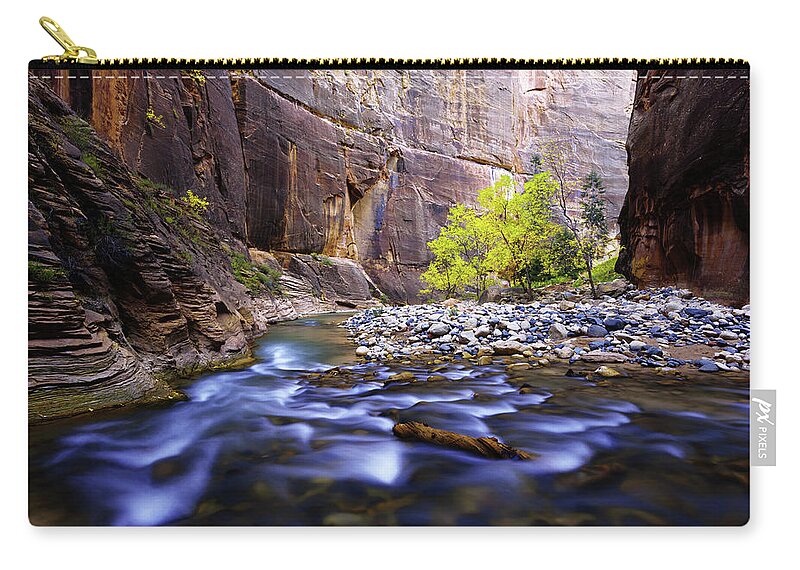 Dynamic Zion Carry-all Pouch featuring the photograph Dynamic Zion by Chad Dutson
