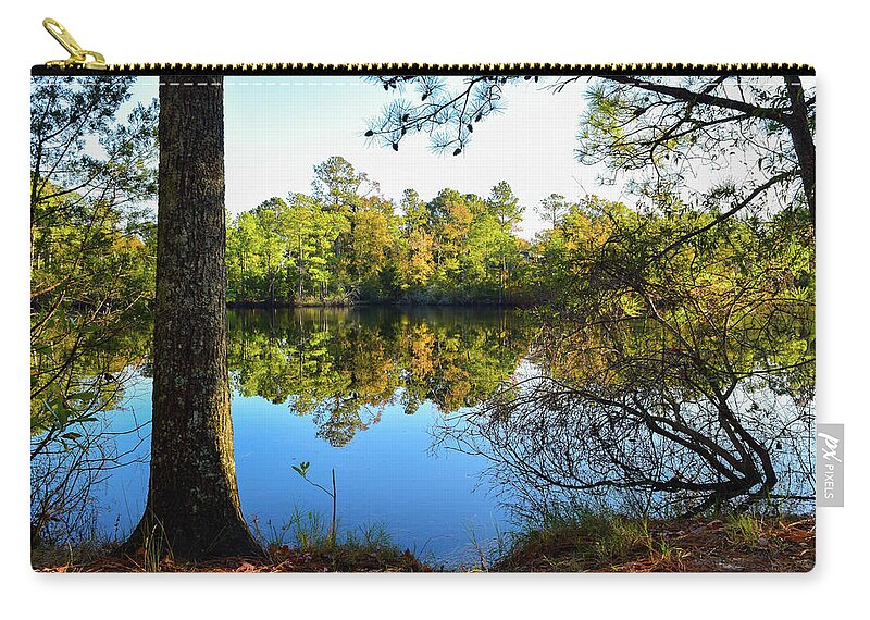 Fall Carry-all Pouch featuring the photograph Early Fall Reflections by Nicole Lloyd