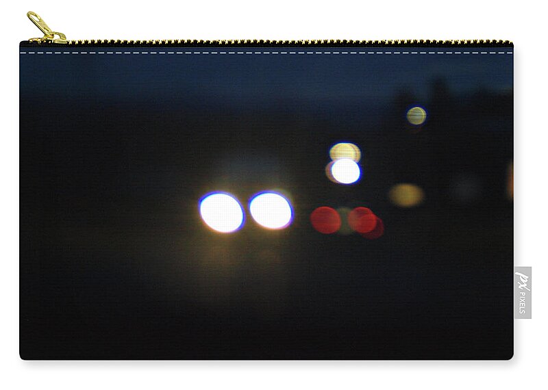 Rebecca Dru Photography Zip Pouch featuring the photograph Early Morning Ride by Rebecca Dru