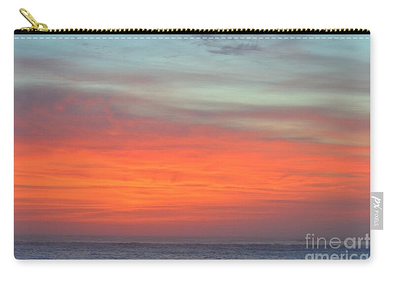 Dawn Zip Pouch featuring the photograph Early sky 12-27-15 by Julianne Felton