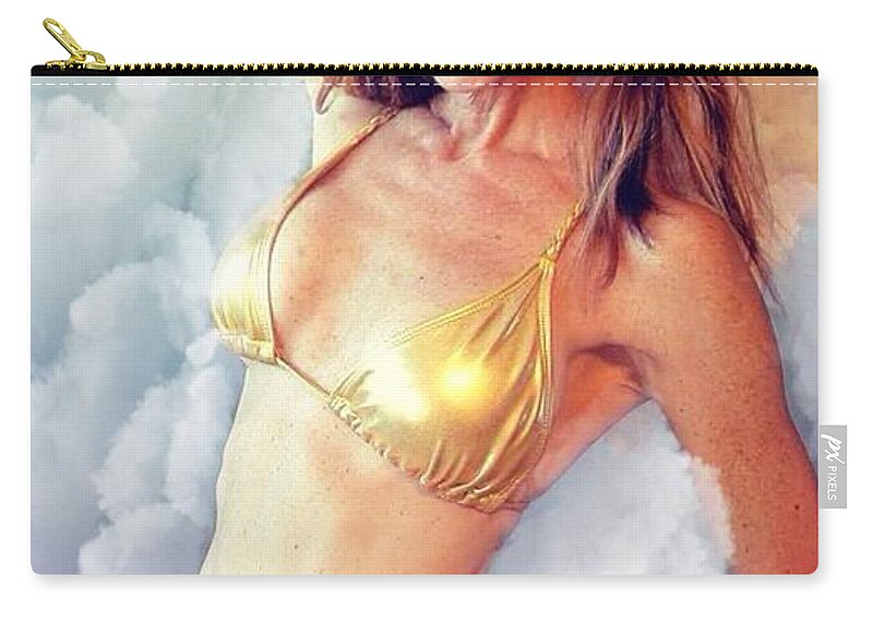 Angels Zip Pouch featuring the photograph Earth Angel by Lisa Piper