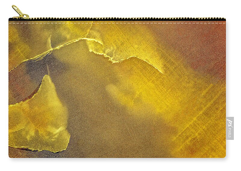 Macro Zip Pouch featuring the photograph Earth Portrait 001-120 by David Waldrop