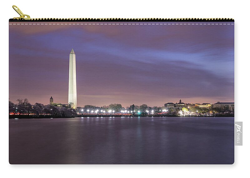 Tidal Basin Zip Pouch featuring the photograph Easter blues by Edward Kreis