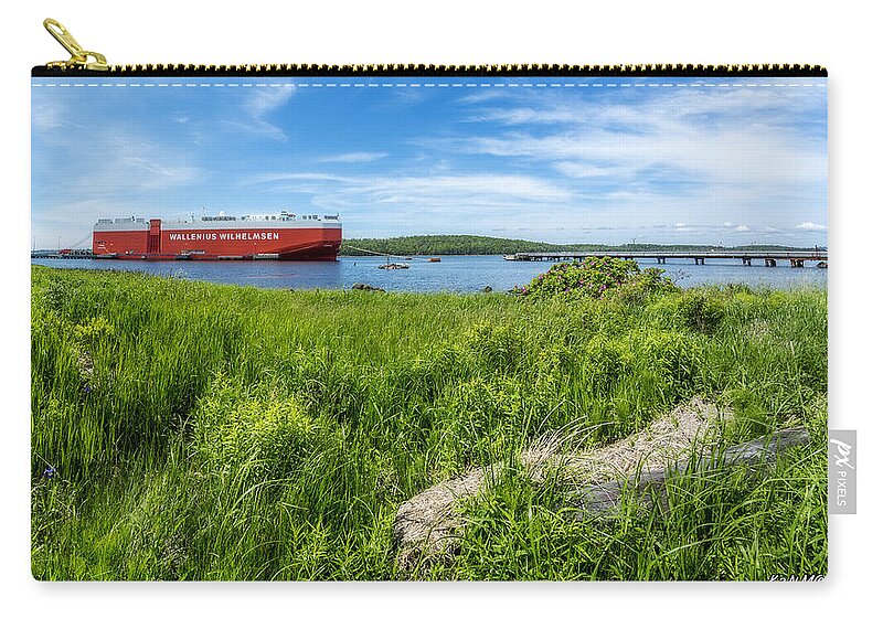 Nova Scotia Zip Pouch featuring the photograph Eastern Passage by Ken Morris