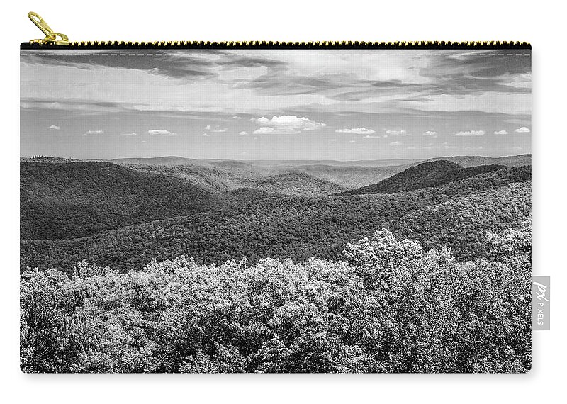 Scenic Zip Pouch featuring the photograph Eastern Summit Florida, MA by Betty Denise