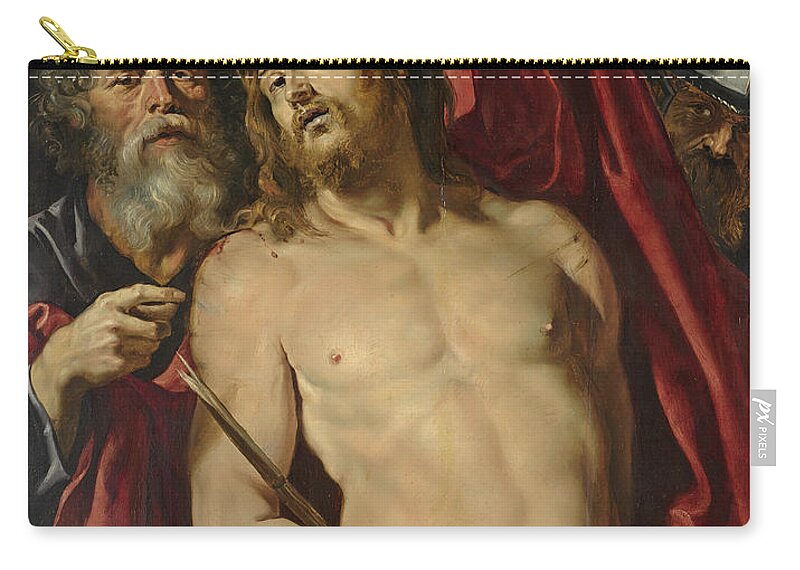 Woutherus Mol Zip Pouch featuring the painting Ecce homo by Woutherus Mol