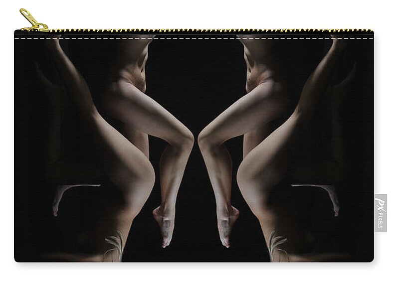 Artistic Photographs Carry-all Pouch featuring the photograph Echoed spirit by Robert WK Clark