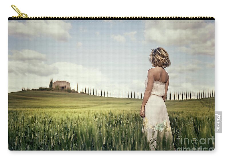 Kremsdorf Zip Pouch featuring the photograph Echoes Of Love by Evelina Kremsdorf