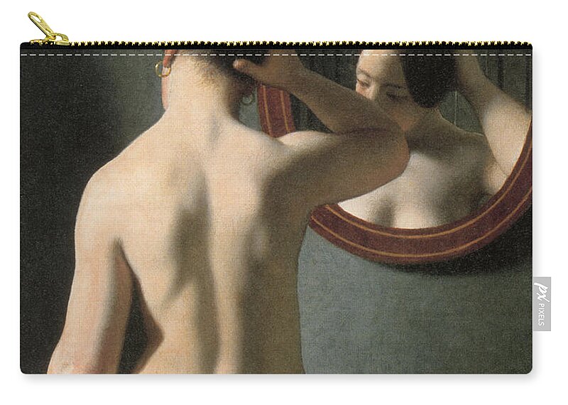 1837 Zip Pouch featuring the photograph ECKERSBERG: NUDE, c1837 by Granger