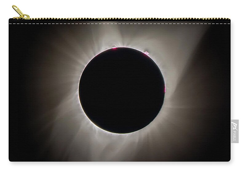 Eclipse Zip Pouch featuring the photograph Eclipse by Marc Crumpler