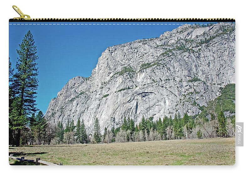  El Capitan In Yosemite National Park Zip Pouch featuring the photograph El Capitan in Yosemite National Park, California by Ruth Hager