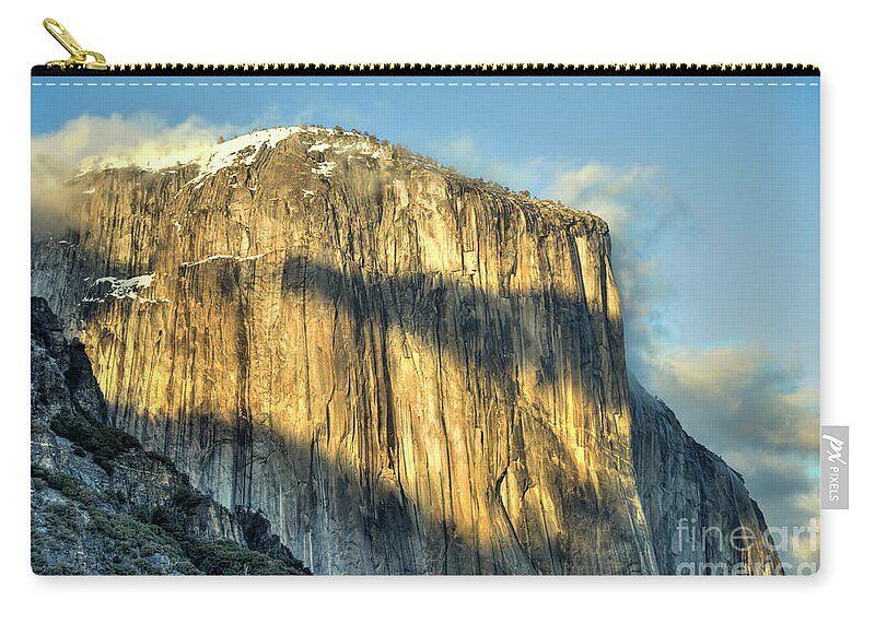 El Capitan Carry-all Pouch featuring the photograph El Capitan by Marc Bittan