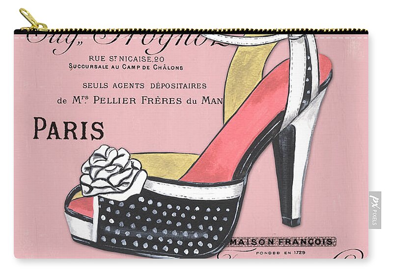 Elegant French Shoes 2 Carry-all Pouch for Sale by Debbie DeWitt