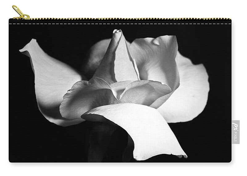 Rose Zip Pouch featuring the photograph Elegant Rose by Elsa Santoro