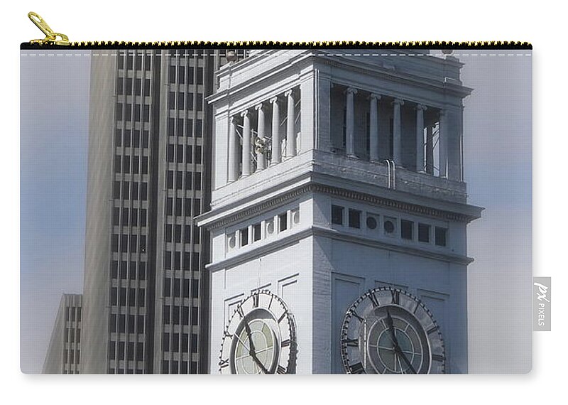San Francisco Zip Pouch featuring the photograph Embarcadero by Ira Shander