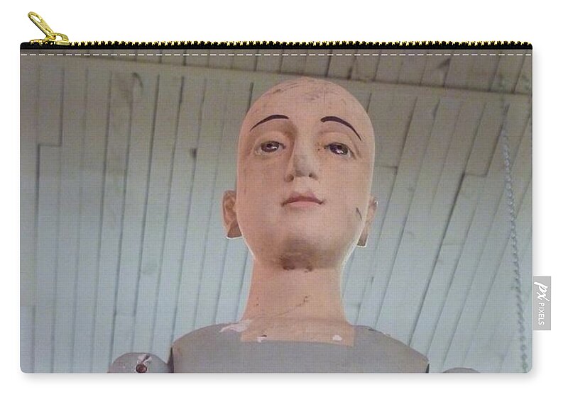 Mannequin Zip Pouch featuring the photograph Emotional Escrow by Gia Marie Houck