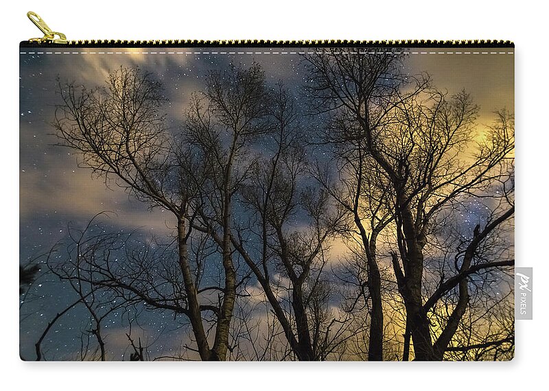 Stars Zip Pouch featuring the photograph Enchanting Night by James BO Insogna