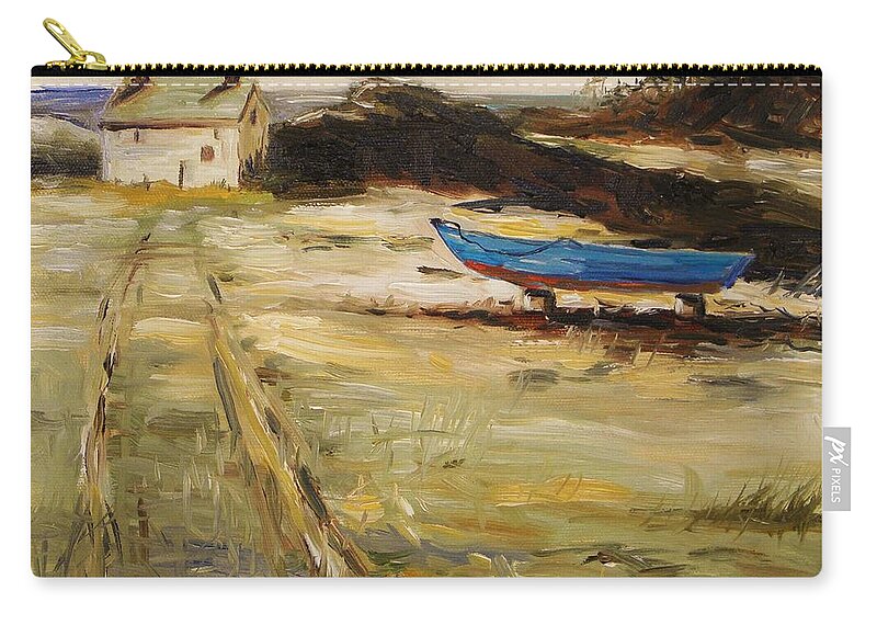 House Zip Pouch featuring the painting End of Season by John Williams