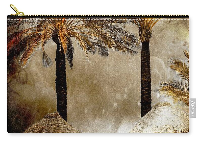 Storm Zip Pouch featuring the photograph End of Summer by Clare Bevan