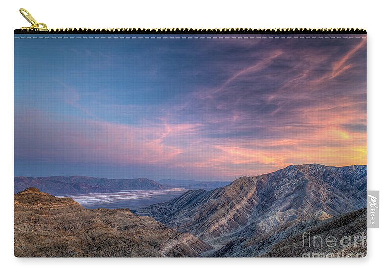 Adventure Zip Pouch featuring the photograph Endeavor to Persevere by Charles Dobbs
