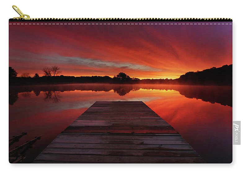 Lake Zip Pouch featuring the photograph Endless Possibilities #1 by Rob Blair