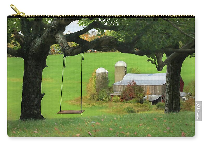 Swing Zip Pouch featuring the photograph Enjoy the Little Things by Lori Deiter