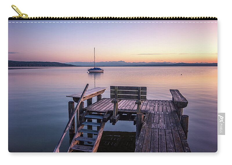 Ammerse Carry-all Pouch featuring the photograph Enter Sunset by Hannes Cmarits