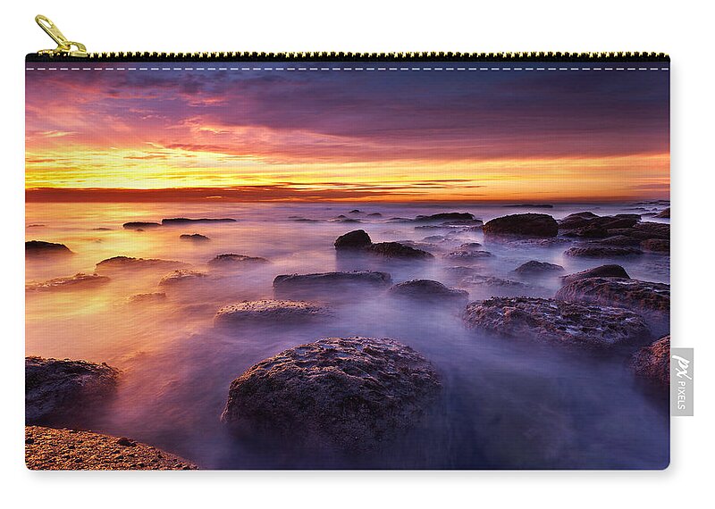 Jorgemaiaphotographer Zip Pouch featuring the photograph Epic end by Jorge Maia