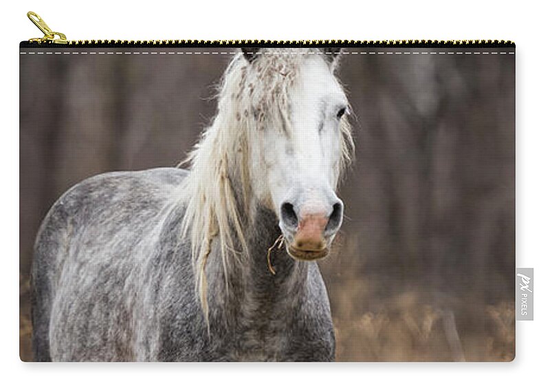 Horse Carry-all Pouch featuring the photograph Escape by Holly Ross